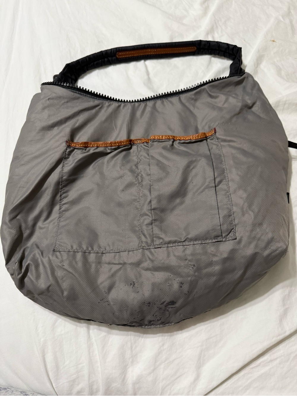 Quilted Hobo Shoulder Bag - Black - Picture 6 of 9